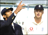 राहुल द्रविड़ और एंड्र्यू फ़्लिंटॉफ़