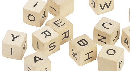 Letters of the alphabet