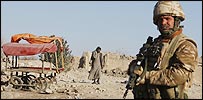 British soldier in Musa Qala