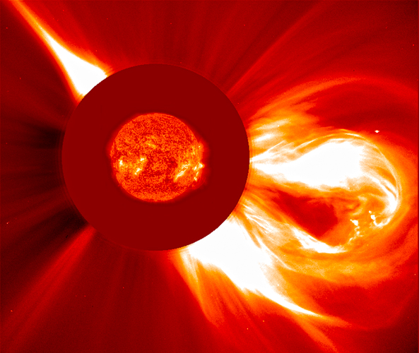 CME blast 2 December 2003