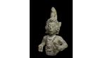 Maya maize god statue