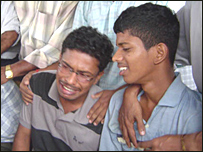 Relatives of the killed students