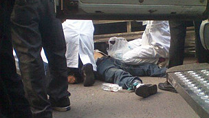 泸州卡车司机死亡现场