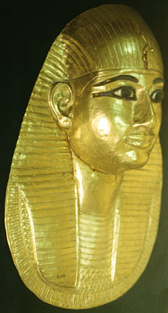 The mummy-mask of Amenemopet, found at Tanis (San el-Hagar)