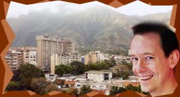 Jon Lusk with Caracas scene