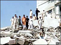 Pakistan'da deprem mahalli