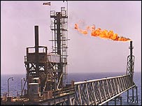 İran'da bir petrol tesisi