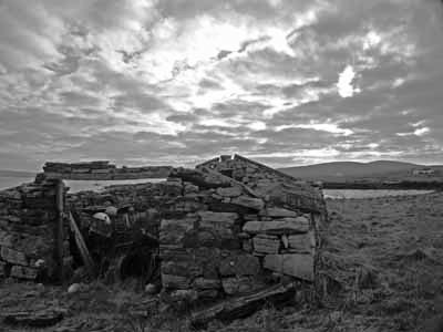 ruin in Berneray