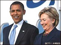 Barack Obama e Hillary Clinton