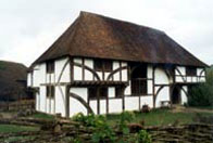 Impressive looking peasents house left empty after the Black Death had hit that area