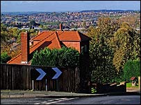 View from Two Gates Lane
