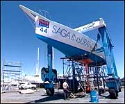 Repairs underway in Fremantle. Photo: onEdition