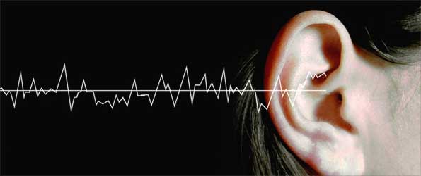 Sound wave c/o BBC Science Photo Library