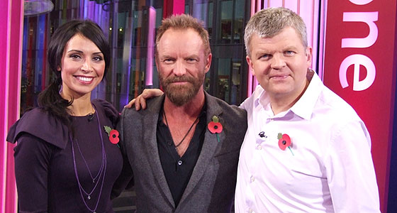 Christine, Sting and Adrian