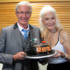 Paul with Linda Thorson who played Tara King in 'The Avengers', at a special 'Avengers' weekend