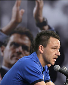 John Terry, jugador de Inglaterra