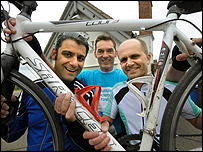 Phil and some of the bikers last year