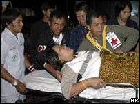 Cấp cứu người bị thương tại Don Mueang