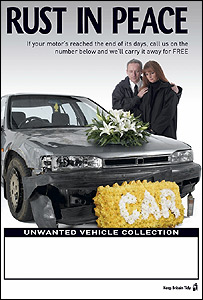 Plakát propagující kampaň společnosti Keep Britain Tidy