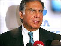 ٹاٹا گروپ کے چیئرمین رتن ٹاٹا 