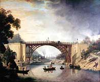 Painting of the Iron Bridge by William Williams