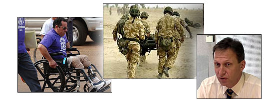 Landmines and their victims (photo of R. Coupland - http://www.icrc.org)