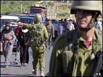 Soldados israelenses em Ramallah