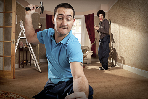 White Van Man (Will Mellor as Ollie and Joel Fry as Darren)