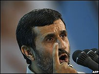 O presidente do Irã, Mahmoud Ahmadinejad