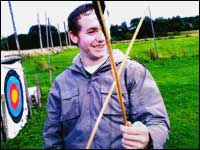 Man involved in archery