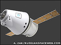 Desenho da nova espaçonave russa