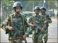 سربازان سریلانکا در ترينکمالی