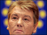 Ukrayna Cumhurbaşkanı Viktor Yuşçenko 