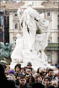 Cortejo fúnebre de Nicola Calipari