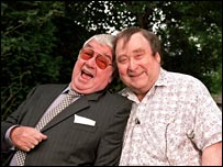 Frank Carson and Bernard Manning