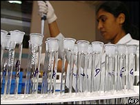 laboratório na Índia