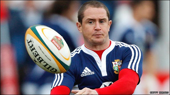 Shane Williams in Lions training