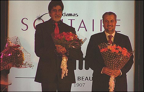 Amitabh Bachchan with Damas's Tawhid Abdullah