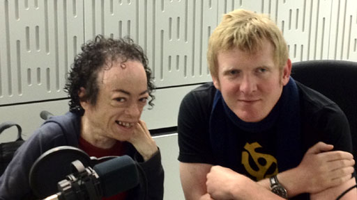Liz Carr and Rob Crossan, presenters of the Ouch! disability talk show