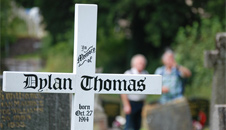 Dylan Thomas' grave