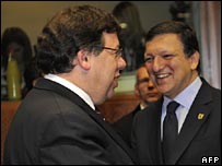 Brian Cowen and Jose Manuel Barroso