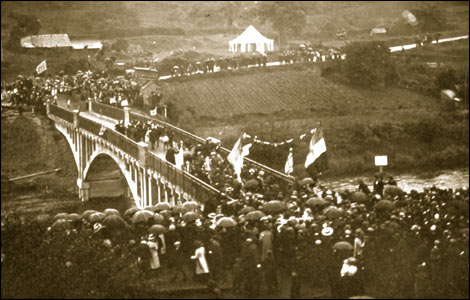 The grand opening - Photo courtesy of Ron Miles