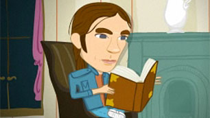 Animated version of Rob Da Bank from Radio 1/BBC21cc poetry animation