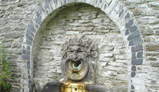 Fountain at the Hafod Mansion