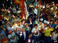Servidores públicos protestam contra reforma, em Brasília