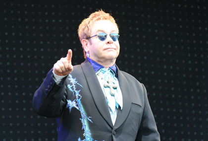 Elton John at the Kassam