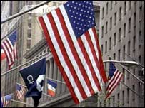 Американський прапор на вулицях США