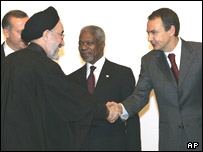 Erdoğan, Annan, Zapatero, Hatemi