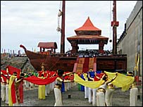 Hambantota port was declared open in August, 2010