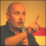 Tim Craven perfoming in Crewe